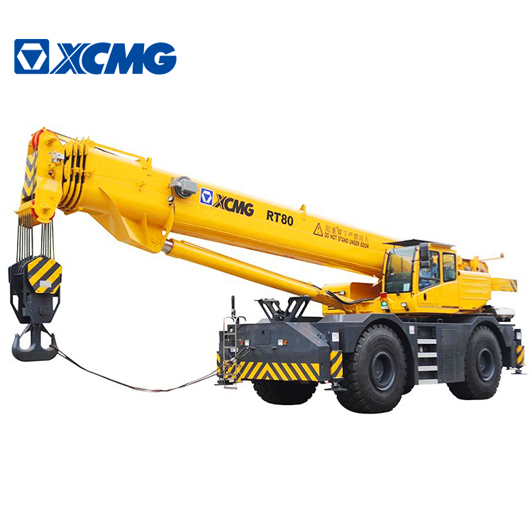 XCMG Official 80 Ton Terrain Crane Rough Crane RT80 China New Rough Terrain Mobile Crane for Sale